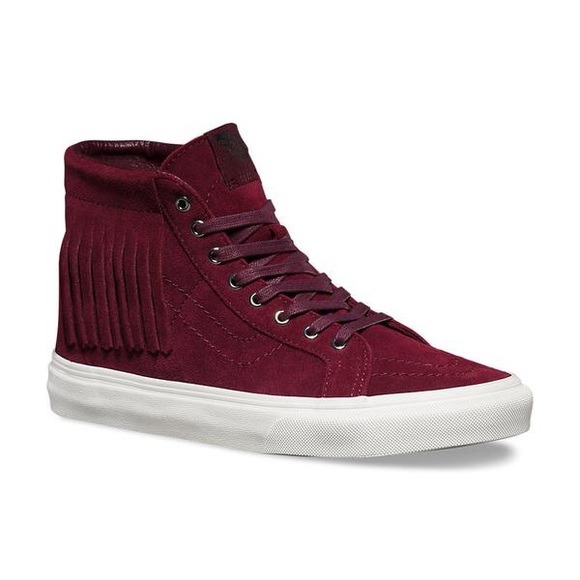 vans fringe high tops